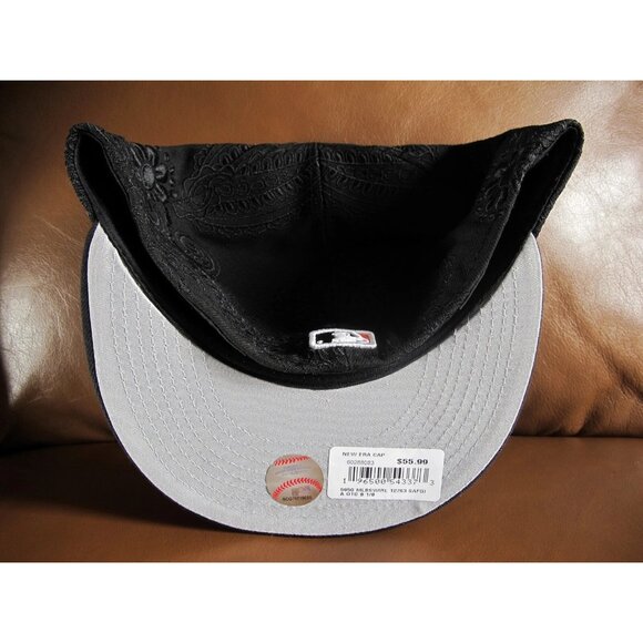 San Francisco Giants Paisley Swirl New Era 59FIFTY 5950 Fitted Cap sz 8 1/8 hat